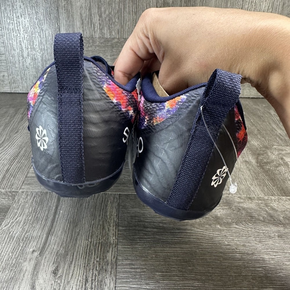 Nike SuperRep Cycle Women 6.5 Navy Multi Color Floral Spin Shoes NEW DH3395-400 - Picture 6 of 9